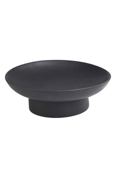 Vivian Lune Home Ceramic Decorative Bowl In Black