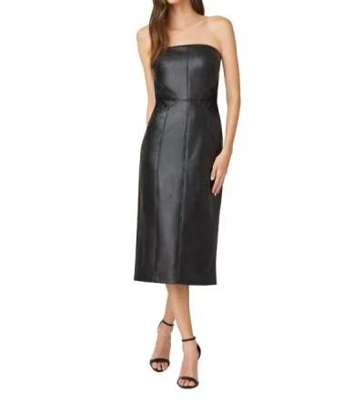 Shoshanna Hazel Eyelet-embroidered Fit-&-flare Mini Dress In Black