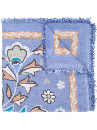 Hemisphere Panja Scarf In Blue