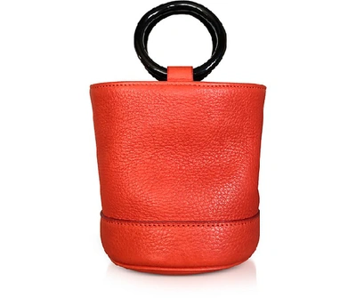 Simon Miller Red Leather Bonsai 15cm Bag
