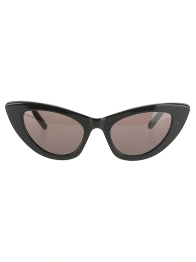 Saint Laurent Lily S Loulou In Black Grey