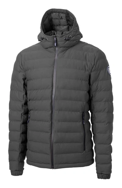 Cutter & Buck Mission Ridge Repreve® Eco Insulated Puffer Jacket In Elemental Grey