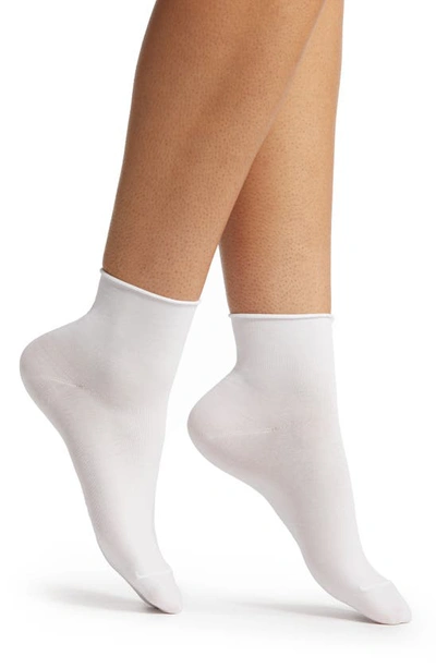 Falke Cotton Touch Short Socks In White