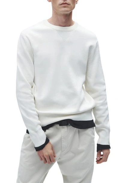 Rag & Bone York Crewneck Sweater In Vanilla