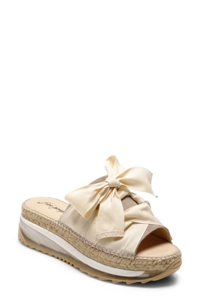 Free People Chapmin Sport Platform Sandal In Ivory