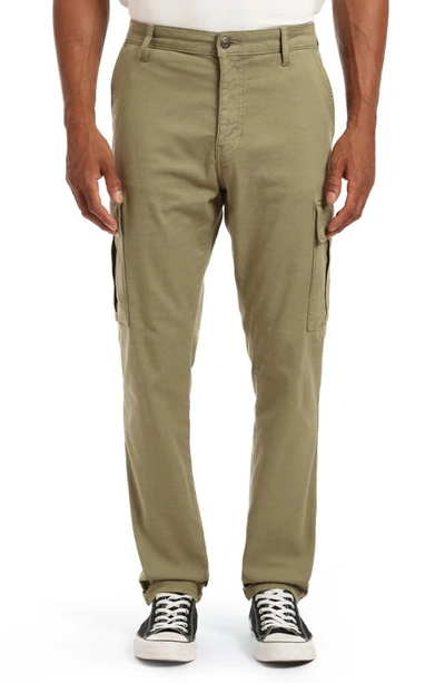 Mavi Jeans Sam Twill Cargo Pants In Deep Green Luxe Twill