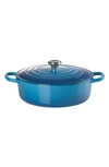 Le Creuset Signature 6 3/4-quart Round Wide French/dutch Oven In Marseille