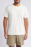 Frame Logo Cotton T-shirt In White Canvas