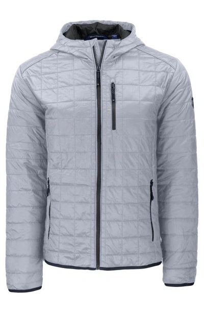 Cutter & Buck Rainier Primaloft Men's Eco Insulated Full Zip Puffer Jacket In Polished