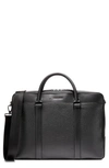 Cole Haan Triboro Leather Briefcase In Black
