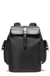 Cole Haan Triboro Leather Backpack In Black