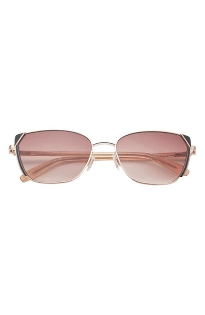 Glemaud X Tura 59mm Cat Eye Sunglasses In Pink