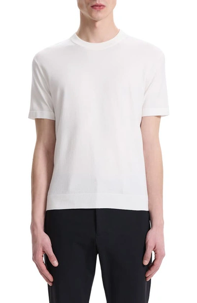 Theory Sarior Short Sleeve Sweater In Baltic