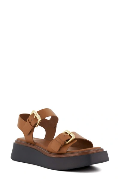 Dune London Loells Platform Sandal In Tan