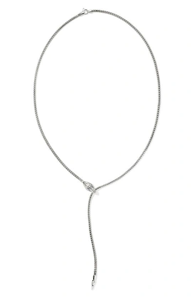 John Hardy Naga Y-necklace In Sterling Silver