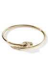 John Hardy Naga Bypass Cuff Bracelet In Gold