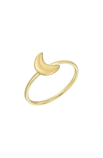 Bony Levy 14k Gold Crescent Moon Ring In 14k Yellow Gold