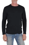 Hiroshi Kato The Drill Crewneck Long Sleeve T-shirt In Black