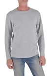 Hiroshi Kato The Drill Crewneck Long Sleeve T-shirt In Heather Gray