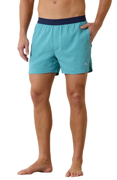 Tommy Bahama Maui Breaker Swim Trunks In Riviera Azure