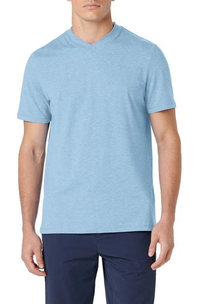 Bugatchi V-neck Performance T-shirt In Sky