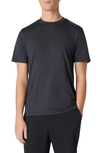 Bugatchi Crewneck Performance T-shirt In Black