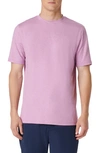 Bugatchi Crewneck Performance T-shirt In Violet