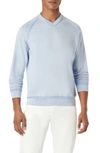 Bugatchi Men's Cotton-silk V-neck Sweater In Classic Blue