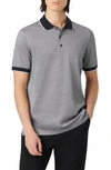 Bugatchi Men's 3-button Cotton Polo Shirt In Black