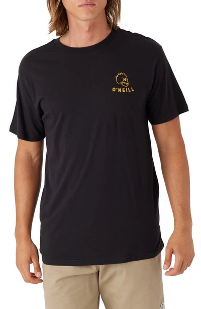 O'neill Skate Bones Graphic T-shirt In Black