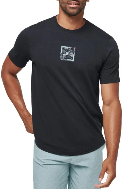 Travis Mathew Living Aloha Graphic T-shirt In Black