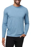 Travis Mathew Warmer Tides Cotton Long Sleeve T-shirt In Coronet