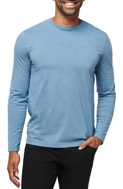 Travis Mathew Warmer Tides Cotton Long Sleeve T-shirt In Coronet