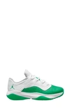Jordan Air  11 Cmft Low Sneaker In White & Lucky Green