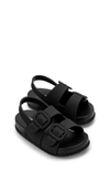 Mini Melissa Kids' Girls' Cozy Sandals - Toddler In Matte Black