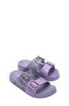 Mini Melissa Kids' Girls Lilac Purple Glitter Sliders
