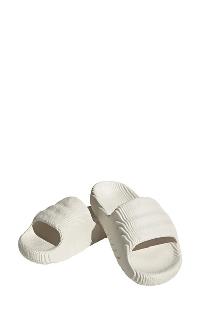 Adidas Originals Adilette 22 Sport Slide In Off White/ Off White/ Black