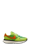 Nike Phoenix Waffle Sneaker In Chlorophyll/ Orange/ Green