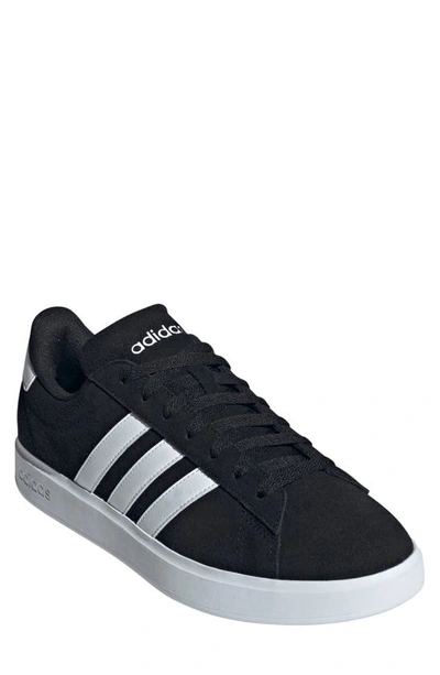 Adidas Originals Grand Court 2.0 Sneaker In Black/ White/ Core Black