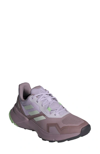 Adidas Originals Terrex Soulstride Sneaker In Fig/ Jade/ Semi Green Spark