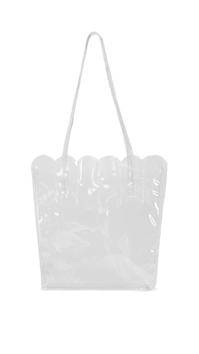 Cab Collection Transparent Shell Tote Bag In Clear