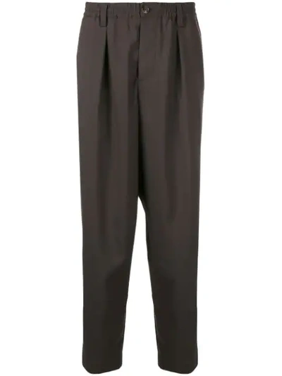 Marni Drop-crotch Trousers - Brown