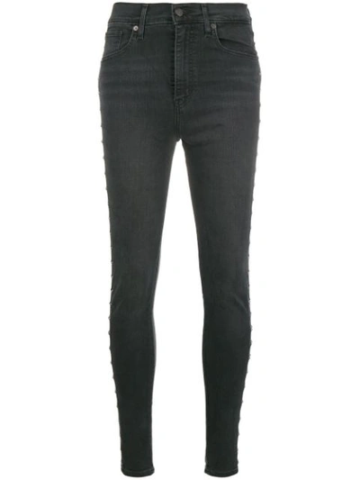 Levi's Crystal Embellished Skinny Jeans In Black