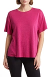 Z By Zella Easy Day Performance T-shirt In Pink Plumier