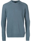 Belstaff Round Neck Jumper - Blue