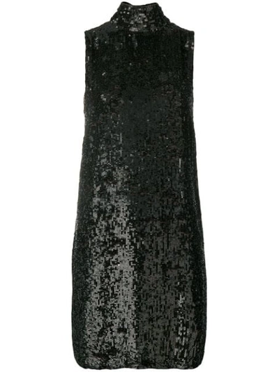 P.a.r.o.s.h Ginter Sequin Dress In Brown