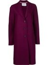 Harris Wharf London Single Breasted Coat - Pink