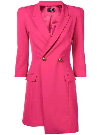 Elisabetta Franchi Blazer Dress - Pink & Purple