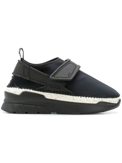 Kenzo K-lastic Low-top Sneakers In Black