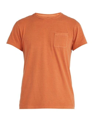 Rrl Cotton-jersey T-shirt In Orange